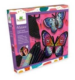 JC25 SYCOMORE ARTISSIMO- GM 10 CRAYONS PASTELS - PAPILLONS FLAMBOYANTS (0925)